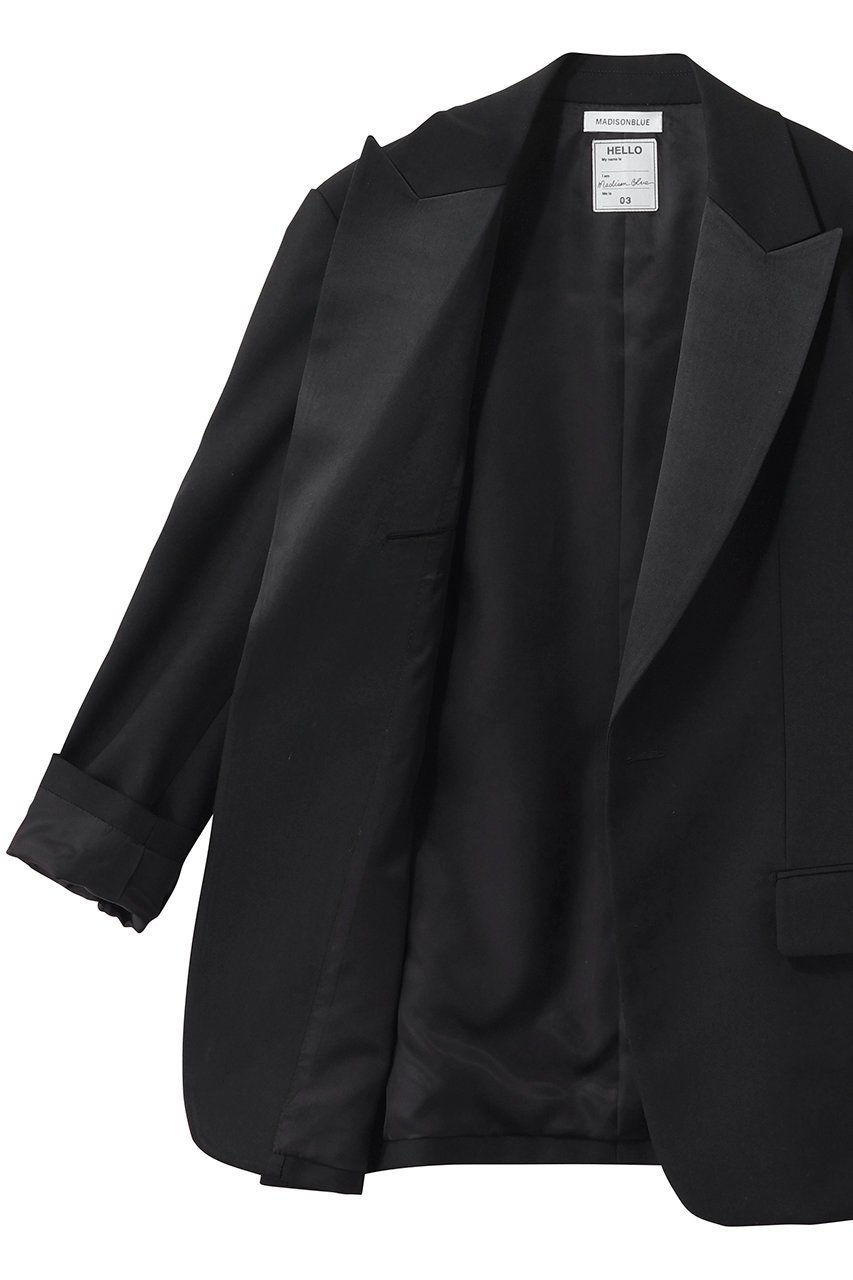 【マディソンブルー/MADISONBLUE】の【UNISEX】TUXEDO JK MNS タキシードジャケット 人気、トレンドファッション・服の通販 founy(ファニー) 　ファッション　Fashion　レディースファッション　Fashion for Women　アウター　Coat / Outerwear Collection　レディースジャケット・軽アウター　Jackets　ユニセックス　Unisex, Genderless　おすすめ　Recommended / Our Picks　シルク　Silk, 100% Silk　ジャケット　Jacket, Outerwear　デニム　Denim, Jeans Material　別注　Limited Edition, Custom Order　新作・新入荷　New Arrivals / New In　other-6|ID: prp329100004923771 ipo3291000000036945179