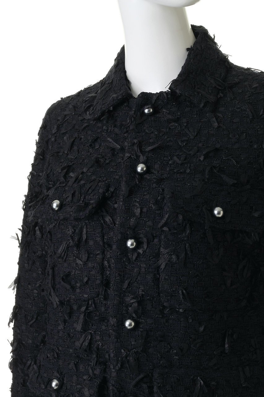 【マディソンブルー/MADISONBLUE】のSHORT JK RIBBON TWEED ショートジャケット 人気、トレンドファッション・服の通販 founy(ファニー) 　ファッション　Fashion　レディースファッション　Fashion for Women　アウター　Coat / Outerwear Collection　レディースジャケット・軽アウター　Jackets　ショート　Short, Short Length　ジャケット　Jacket, Outerwear　ツイード　Twill, Twill Weave　ベスト　Vest, Waistcoat　ワーク　Workwear, Utility Style　ヴィンテージ　Vintage Style　エレガント 上品　Elegant　再入荷　Restock / Back in Stock　other-5|ID: prp329100004923773 ipo3291000000036945209