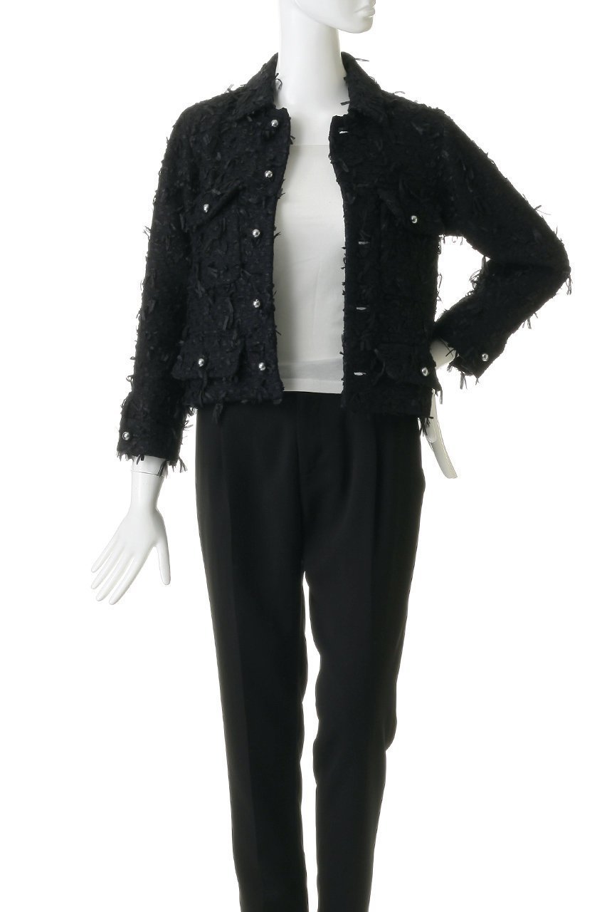 【マディソンブルー/MADISONBLUE】のSHORT JK RIBBON TWEED ショートジャケット 人気、トレンドファッション・服の通販 founy(ファニー) 　ファッション　Fashion　レディースファッション　Fashion for Women　アウター　Coat / Outerwear Collection　レディースジャケット・軽アウター　Jackets　ショート　Short, Short Length　ジャケット　Jacket, Outerwear　ツイード　Twill, Twill Weave　ベスト　Vest, Waistcoat　ワーク　Workwear, Utility Style　ヴィンテージ　Vintage Style　エレガント 上品　Elegant　再入荷　Restock / Back in Stock　other-7|ID: prp329100004923773 ipo3291000000036945218