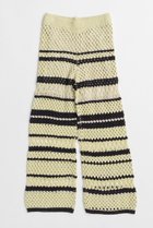 【メゾンスペシャル/MAISON SPECIAL】のMulti Border Crochet Pants/マルチボーダークロシェパンツ LIME(ライム)|ID: prp329100004923776 ipo3291000000036945202