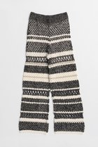 【メゾンスペシャル/MAISON SPECIAL】のMulti Border Crochet Pants/マルチボーダークロシェパンツ BLK(ブラック)|ID: prp329100004923776 ipo3291000000036945211