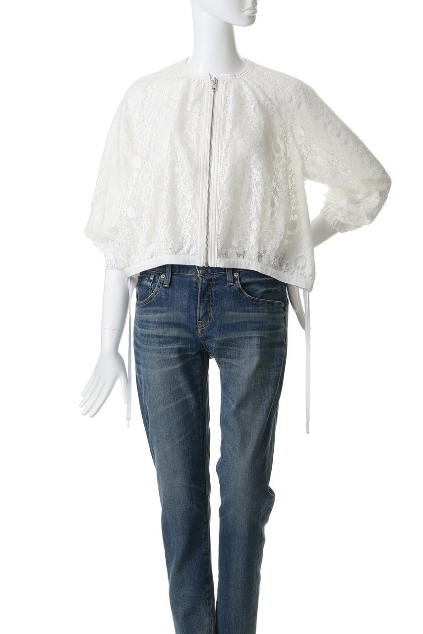 【マリリンムーン/MARILYN MOON】のリバーシブルシアーレースブルゾン 人気、トレンドファッション・服の通販 founy(ファニー) 　ファッション　Fashion　レディースファッション　Fashion for Women　アウター　Coat / Outerwear Collection　レディースジャケット・軽アウター　Jackets　ブルゾンジャケット・スポーティアウター　Blouson Jackets　エレガント 上品　Elegant　サマー　Summer, Summer Style　シアー　Sheer, See-Through　ジャケット　Jacket, Outerwear　バランス　Balance, Style Balance　ブルゾン　Blouson, Bomber Jacket　ボトム　Bottoms, Lower Wear　レース　Lace, Lace Fabric　ビジネス 仕事 通勤　Business / Work / Commuting　新作・新入荷　New Arrivals / New In　other-7|ID: prp329100004923785 ipo3291000000036945310