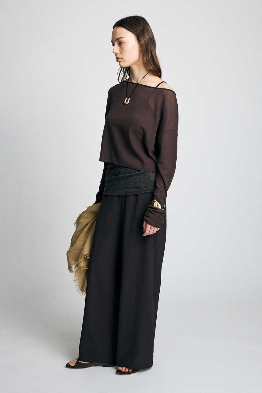 【ブリル/BRILL】のイージーライトパンツ 人気、トレンドファッション・服の通販 founy(ファニー) 　ファッション　Fashion　レディースファッション　Fashion for Women　パンツ　Pants & Trousers　オーガンジー　Organza Fabric　シアー　Sheer, See-Through　ストレッチ　Stretch, Stretchy Fabric　ストレート　Straight, Straight Cut　新作・新入荷　New Arrivals / New In　other-7|ID: prp329100004923787 ipo3291000000036945314