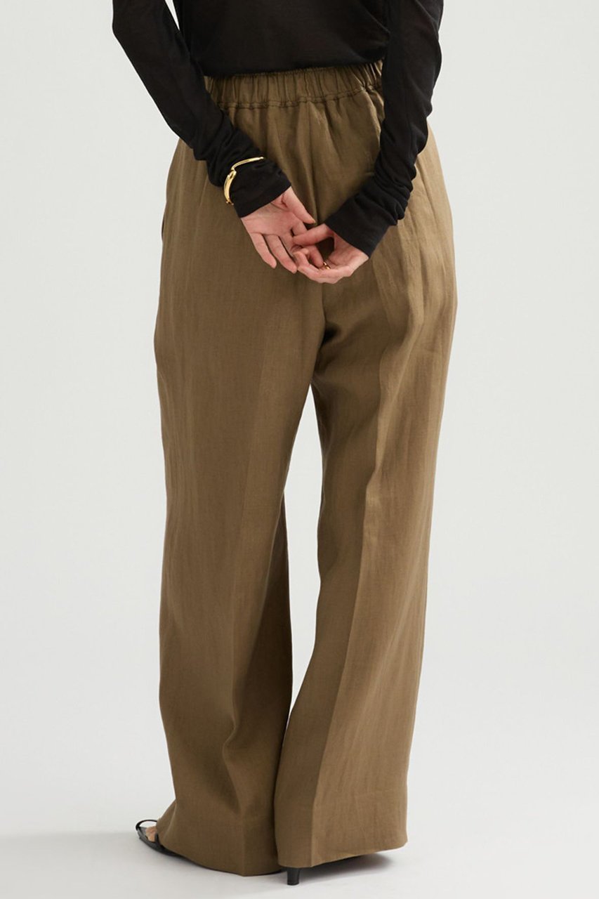 【カオス/Chaos】のアガサチャンパカパンツ 人気、トレンドファッション・服の通販 founy(ファニー) 　ファッション　Fashion　レディースファッション　Fashion for Women　パンツ　Pants & Trousers　おすすめ　Recommended / Our Picks　キャンバス　Canvas, Canvas Fabric　ジャケット　Jacket, Outerwear　ストレート　Straight, Straight Cut　フランス　France, French　フレンチ　French, French Style　ボトム　Bottoms, Lower Wear　リネン　Linen, Linen Fabric　ワイド　Wide, Wide Fit　ワッシャー　Washer, Crinkled Finish　吸水　Absorbent, Quick-Dry　夏　Summer　新作・新入荷　New Arrivals / New In　other-3|ID: prp329100004923792 ipo3291000000036945348