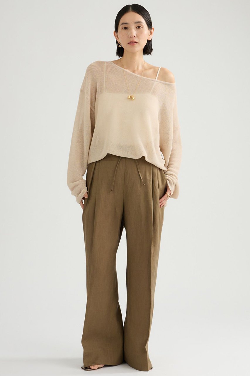 【カオス/Chaos】のアガサチャンパカパンツ 人気、トレンドファッション・服の通販 founy(ファニー) 　ファッション　Fashion　レディースファッション　Fashion for Women　パンツ　Pants & Trousers　おすすめ　Recommended / Our Picks　キャンバス　Canvas, Canvas Fabric　ジャケット　Jacket, Outerwear　ストレート　Straight, Straight Cut　フランス　France, French　フレンチ　French, French Style　ボトム　Bottoms, Lower Wear　リネン　Linen, Linen Fabric　ワイド　Wide, Wide Fit　ワッシャー　Washer, Crinkled Finish　吸水　Absorbent, Quick-Dry　夏　Summer　新作・新入荷　New Arrivals / New In　other-4|ID: prp329100004923792 ipo3291000000036945351