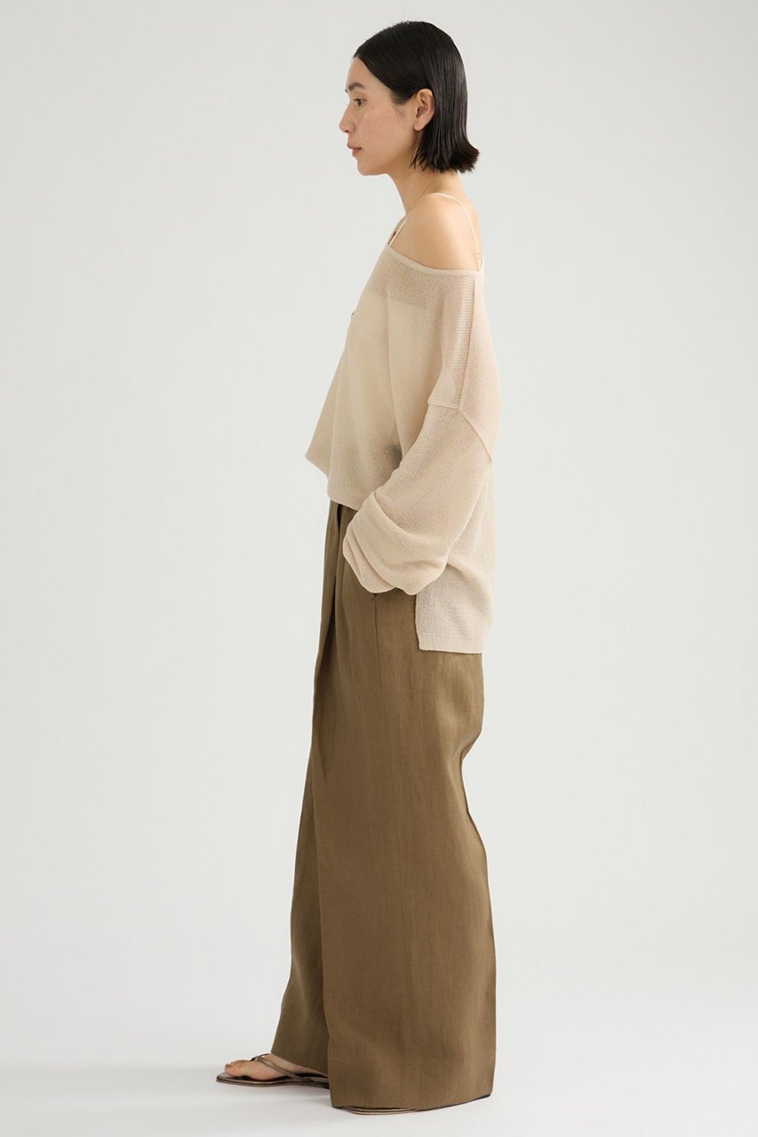 【カオス/Chaos】のアガサチャンパカパンツ 人気、トレンドファッション・服の通販 founy(ファニー) 　ファッション　Fashion　レディースファッション　Fashion for Women　パンツ　Pants & Trousers　おすすめ　Recommended / Our Picks　キャンバス　Canvas, Canvas Fabric　ジャケット　Jacket, Outerwear　ストレート　Straight, Straight Cut　フランス　France, French　フレンチ　French, French Style　ボトム　Bottoms, Lower Wear　リネン　Linen, Linen Fabric　ワイド　Wide, Wide Fit　ワッシャー　Washer, Crinkled Finish　吸水　Absorbent, Quick-Dry　夏　Summer　新作・新入荷　New Arrivals / New In　other-5|ID: prp329100004923792 ipo3291000000036945354