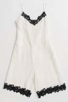 【メゾンスペシャル/MAISON SPECIAL】のLace Trim Short Jumpsuit/レーストリムショートジャンプスーツ WHT(ホワイト)|ID: prp329100004923795 ipo3291000000036945366