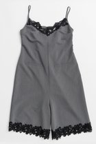【メゾンスペシャル/MAISON SPECIAL】のLace Trim Short Jumpsuit/レーストリムショートジャンプスーツ GRY(グレー)|ID: prp329100004923795 ipo3291000000036945369