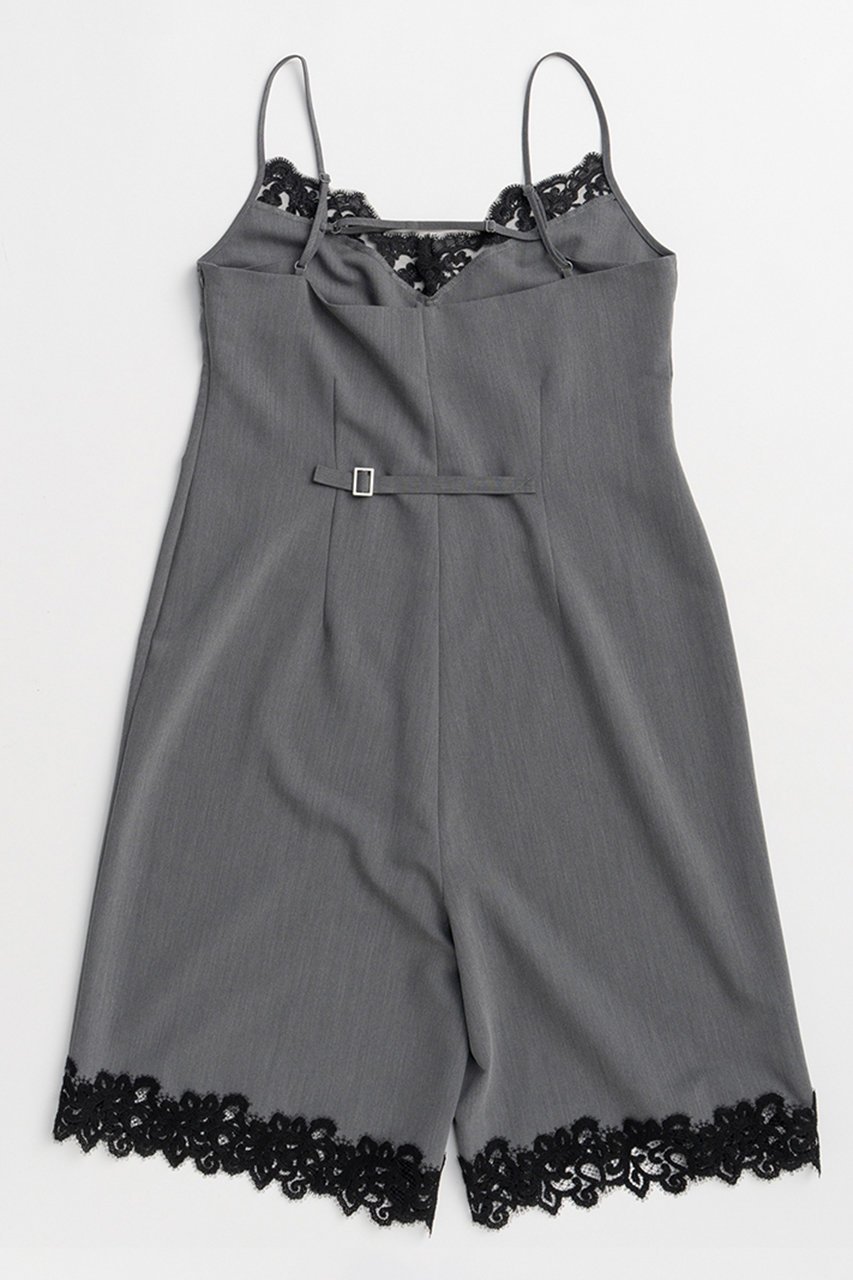 【メゾンスペシャル/MAISON SPECIAL】のLace Trim Short Jumpsuit/レーストリムショートジャンプスーツ 人気、トレンドファッション・服の通販 founy(ファニー) 　ファッション　Fashion　レディースファッション　Fashion for Women　パンツ　Pants & Trousers　サマー　Summer, Summer Style　シンプル　Simple, Minimal　デコルテ　Décolleté, Neckline　バランス　Balance, Style Balance　フィット　Fit, Slim Fit　レース　Lace, Lace Fabric　新作・新入荷　New Arrivals / New In　other-4|ID: prp329100004923795 ipo3291000000036945377