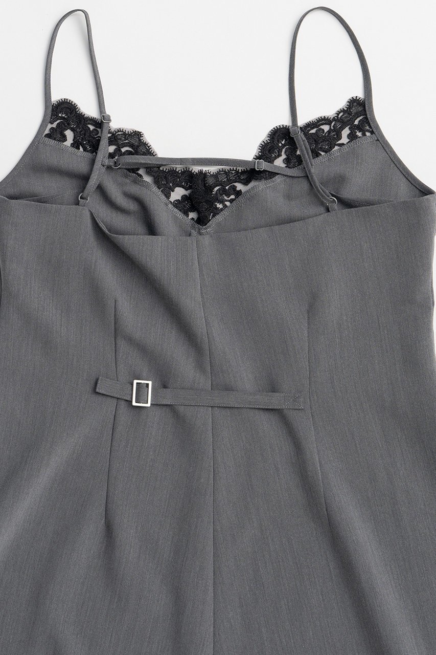 【メゾンスペシャル/MAISON SPECIAL】のLace Trim Short Jumpsuit/レーストリムショートジャンプスーツ 人気、トレンドファッション・服の通販 founy(ファニー) 　ファッション　Fashion　レディースファッション　Fashion for Women　パンツ　Pants & Trousers　サマー　Summer, Summer Style　シンプル　Simple, Minimal　デコルテ　Décolleté, Neckline　バランス　Balance, Style Balance　フィット　Fit, Slim Fit　レース　Lace, Lace Fabric　新作・新入荷　New Arrivals / New In　other-5|ID: prp329100004923795 ipo3291000000036945379