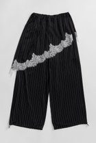 【メゾンスペシャル/MAISON SPECIAL】のWrap Satin Lace Pants/ラップサテンレースパンツ BLK(ブラック)|ID: prp329100004923797 ipo3291000000036945389