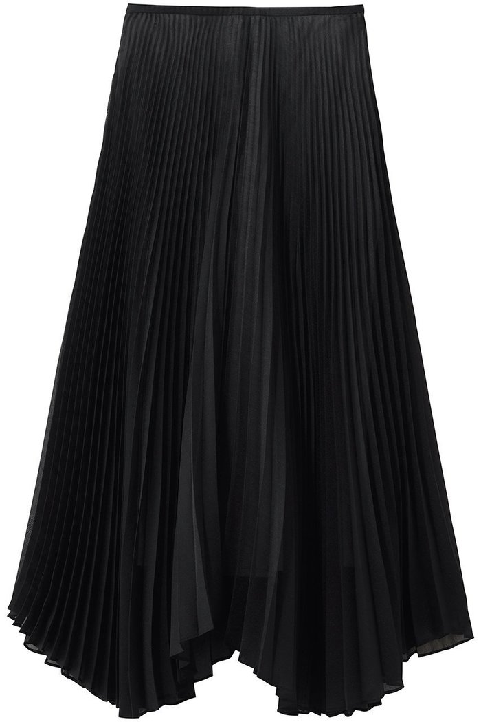 【ランバン オン ブルー/LANVIN en Bleu】のオーガンジーカーブヘムプリーツスカート インテリア・キッズ・メンズ・レディースファッション・服の通販 founy(ファニー) https://founy.com/ ファッション Fashion レディースファッション Fashion for Women スカート Skirts プリーツスカート / 上品フェミニンスタイル Pleated Skirts ロングスカート Long Skirts / Maxi & Midi Skirts おすすめ Recommended / Our Picks オーガンジー Organza Fabric ダウン Down, Puffer プリーツ Pleats, Pleated ランダム Random, Irregular ロング Long, Long-Length 新作・新入荷 New Arrivals / New In |ID: prp329100004923806 ipo3291000000036945464