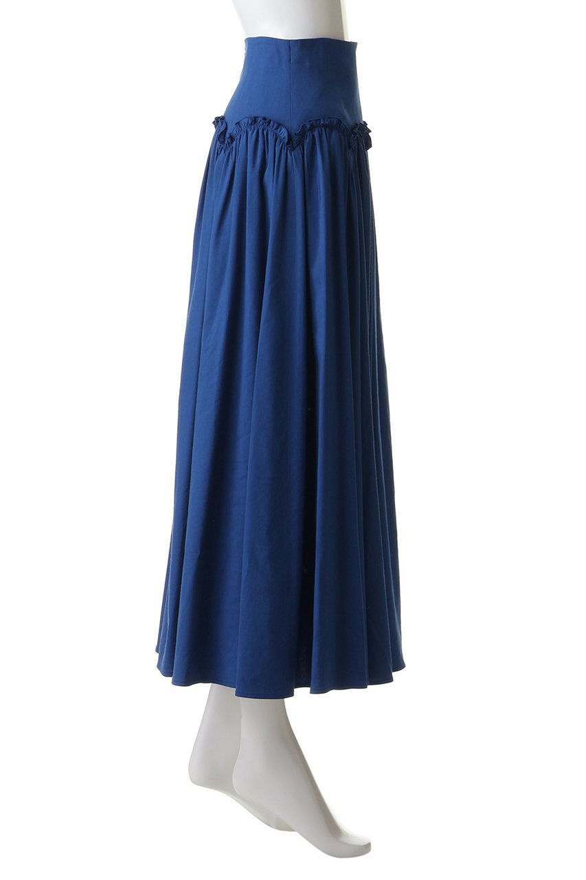 【アルアバイル/allureville】の【Loulou Willoughby】コットンリネンスカラップスカート 人気、トレンドファッション・服の通販 founy(ファニー) 　ファッション　Fashion　レディースファッション　Fashion for Women　スカート　Skirts　ロングスカート　Long Skirts / Maxi & Midi Skirts　ギャザー　Gathered, Ruffled　クロップド　Cropped, Short Length　スカラップ　Scallop, Scalloped Edge　ドレープ　Drape, Draping Fabric　リネン　Linen, Linen Fabric　ロング　Long, Long-Length　新作・新入荷　New Arrivals / New In　other-3|ID: prp329100004923809 ipo3291000000036945498