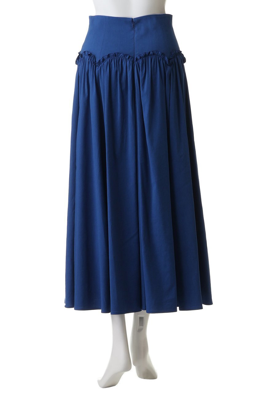 【アルアバイル/allureville】の【Loulou Willoughby】コットンリネンスカラップスカート 人気、トレンドファッション・服の通販 founy(ファニー) 　ファッション　Fashion　レディースファッション　Fashion for Women　スカート　Skirts　ロングスカート　Long Skirts / Maxi & Midi Skirts　ギャザー　Gathered, Ruffled　クロップド　Cropped, Short Length　スカラップ　Scallop, Scalloped Edge　ドレープ　Drape, Draping Fabric　リネン　Linen, Linen Fabric　ロング　Long, Long-Length　新作・新入荷　New Arrivals / New In　other-4|ID: prp329100004923809 ipo3291000000036945500