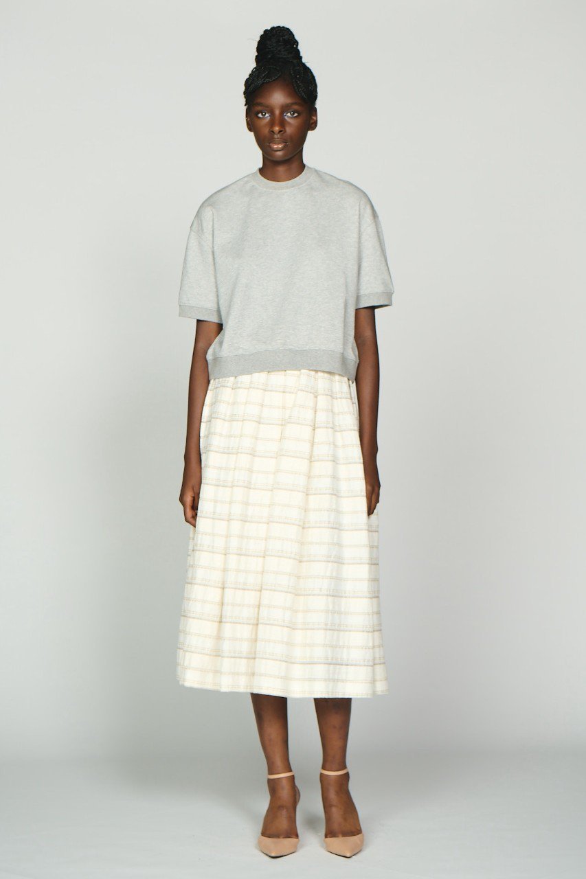 【その他のブランド/Other】のコットンリネンスカート 人気、トレンドファッション・服の通販 founy(ファニー) 　ファッション　Fashion　レディースファッション　Fashion for Women　スカート　Skirts　イタリア　Italy　フェミニン　Feminine, Girly　ボトム　Bottoms, Lower Wear　ボーダー　Border, Stripe　夏　Summer　新作・新入荷　New Arrivals / New In　春　Spring　S/S・春夏　SS, Spring/Summer, Warm Season　other-6|ID: prp329100004923816 ipo3291000000036945549