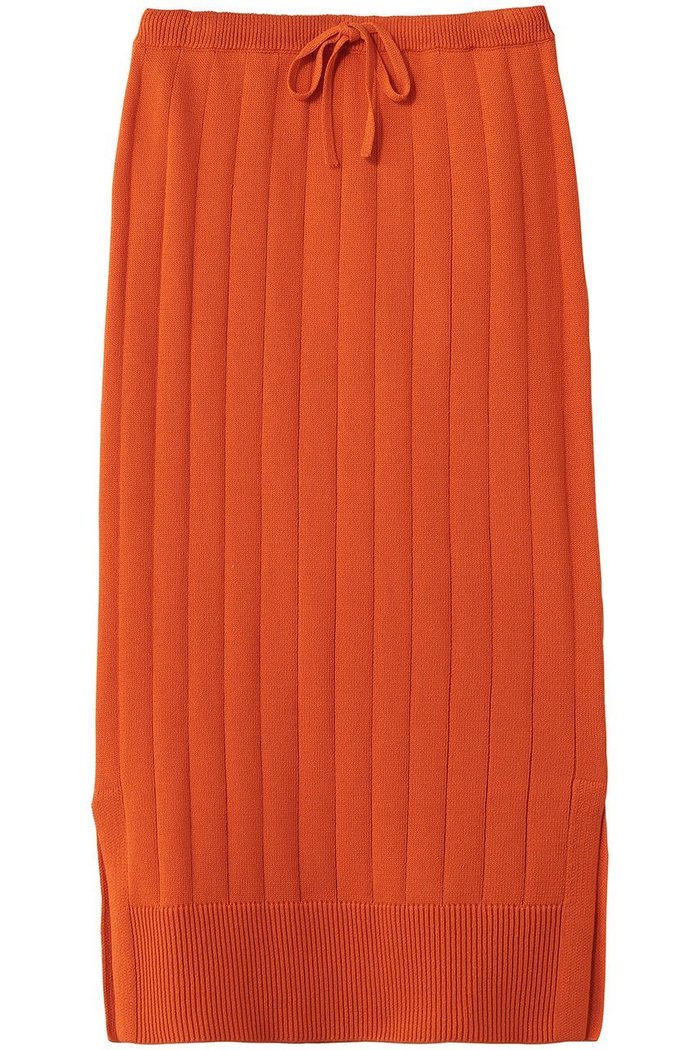 【エブール/ebure】のボタニカルダイコットンミドルゲージ ワイドリブニットスカート インテリア・キッズ・メンズ・レディースファッション・服の通販 founy(ファニー) https://founy.com/ ファッション Fashion レディースファッション Fashion for Women スカート Skirts ロングスカート Long Skirts / Maxi & Midi Skirts おすすめ Recommended / Our Picks ストレート Straight, Straight Cut スリット Slit, Slit Detail ロング Long, Long-Length ワイドリブ Wide Rib, Wide Ribbed Knit 新作・新入荷 New Arrivals / New In |ID: prp329100004923833 ipo3291000000036945642