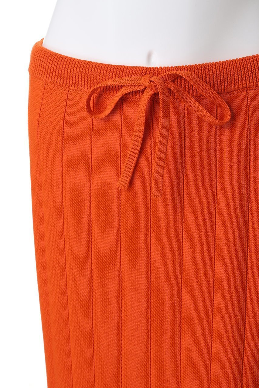 【エブール/ebure】のボタニカルダイコットンミドルゲージ ワイドリブニットスカート 人気、トレンドファッション・服の通販 founy(ファニー) 　ファッション　Fashion　レディースファッション　Fashion for Women　スカート　Skirts　ロングスカート　Long Skirts / Maxi & Midi Skirts　おすすめ　Recommended / Our Picks　ストレート　Straight, Straight Cut　スリット　Slit, Slit Detail　ロング　Long, Long-Length　ワイドリブ　Wide Rib, Wide Ribbed Knit　新作・新入荷　New Arrivals / New In　other-5|ID: prp329100004923833 ipo3291000000036945656