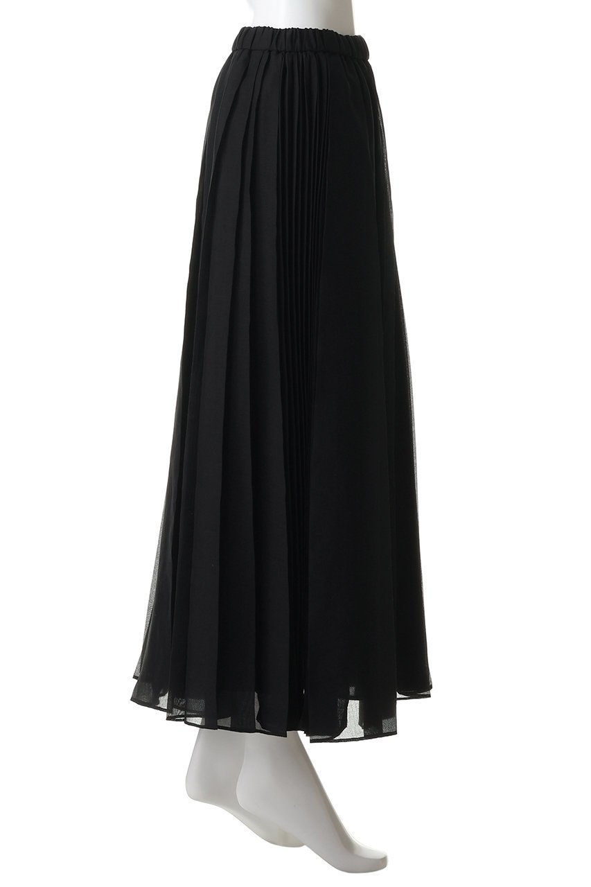 【エブール/ebure】のソフトオーガンジー イージープリーツスカート 人気、トレンドファッション・服の通販 founy(ファニー) 　ファッション　Fashion　レディースファッション　Fashion for Women　スカート　Skirts　プリーツスカート / 上品フェミニンスタイル　Pleated Skirts　ロングスカート　Long Skirts / Maxi & Midi Skirts　オーガンジー　Organza Fabric　シンプル　Simple, Minimal　スピンドル　Spindle, Drawcord　プリーツ　Pleats, Pleated　ミックス　Mix, Mixed Style　ランダム　Random, Irregular　ロング　Long, Long-Length　新作・新入荷　New Arrivals / New In　other-3|ID: prp329100004923838 ipo3291000000036945692