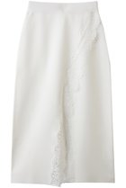 【デザイン ワークス/DESIGN WORKS】の【セットアップ対応】16ゲージミラノリブレーススカート 人気、トレンドファッション・服の通販 founy(ファニー) ファッション Fashion レディースファッション Fashion for Women セットアップ Matching Sets スカート・ミニ/ミディ/マキシ Skirts / Mini, Midi & Maxi Skirts スカート Skirts カットソー Cut and Sewn Top シンプル Simple, Minimal セットアップ Set-Up, Coordinated Outfit ミラノリブ Milano Rib, Milano Stitch ラグジュアリー Luxury, Elegant レース Lace, Lace Fabric 新作・新入荷 New Arrivals / New In thumbnail ホワイト|ID: prp329100004923847 ipo3291000000036945773