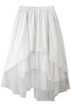 【ミディウミソリッド/MIDIUMISOLID】のasymmetry tiered SK スカート off white|ID: prp329100004923855 ipo3291000000036945844