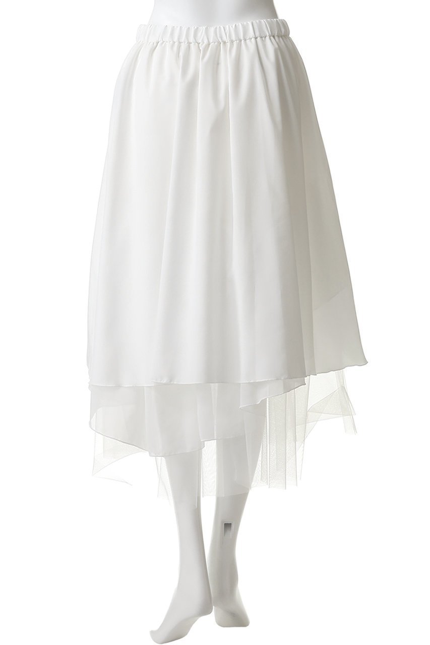 【ミディウミソリッド/MIDIUMISOLID】のasymmetry tiered SK スカート 人気、トレンドファッション・服の通販 founy(ファニー) 　ファッション　Fashion　レディースファッション　Fashion for Women　スカート　Skirts　ロングスカート　Long Skirts / Maxi & Midi Skirts　アシンメトリー　Asymmetrical Style　エレガント 上品　Elegant　ギャザー　Gathered, Ruffled　ロング　Long, Long-Length　夏　Summer　新作・新入荷　New Arrivals / New In　春　Spring　S/S・春夏　SS, Spring/Summer, Warm Season　other-4|ID: prp329100004923855 ipo3291000000036945852