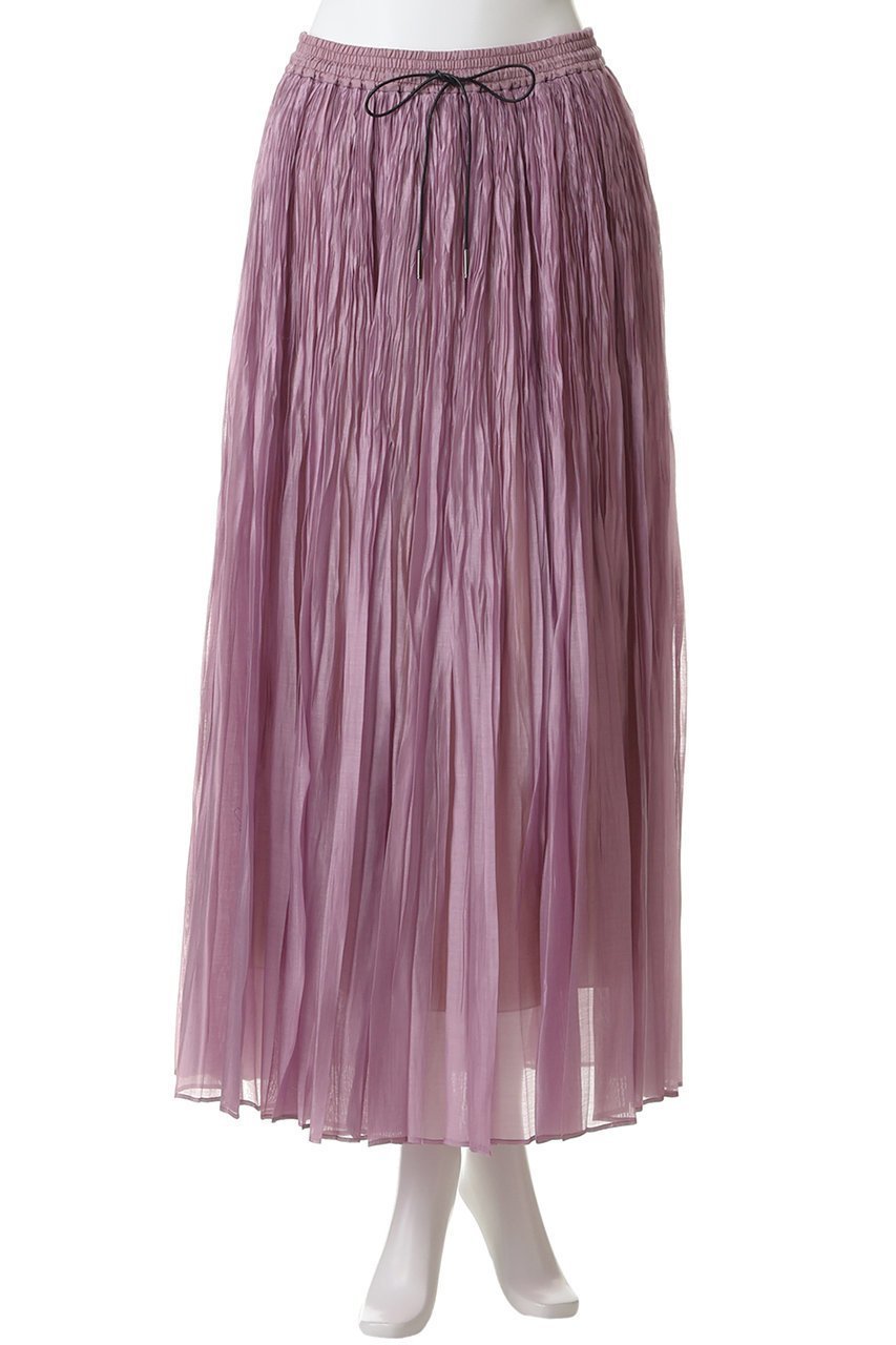 【デパリエ/DEPAREILLE】のテンセルオーガンジープリーツスカート 人気、トレンドファッション・服の通販 founy(ファニー) 　ファッション　Fashion　レディースファッション　Fashion for Women　スカート　Skirts　プリーツスカート / 上品フェミニンスタイル　Pleated Skirts　ロングスカート　Long Skirts / Maxi & Midi Skirts　おすすめ　Recommended / Our Picks　オーガンジー　Organza Fabric　シアー　Sheer, See-Through　パーティ　Party, Party Style　ロング　Long, Long-Length　再入荷　Restock / Back in Stock　other-2|ID: prp329100004923863 ipo3291000000036945919