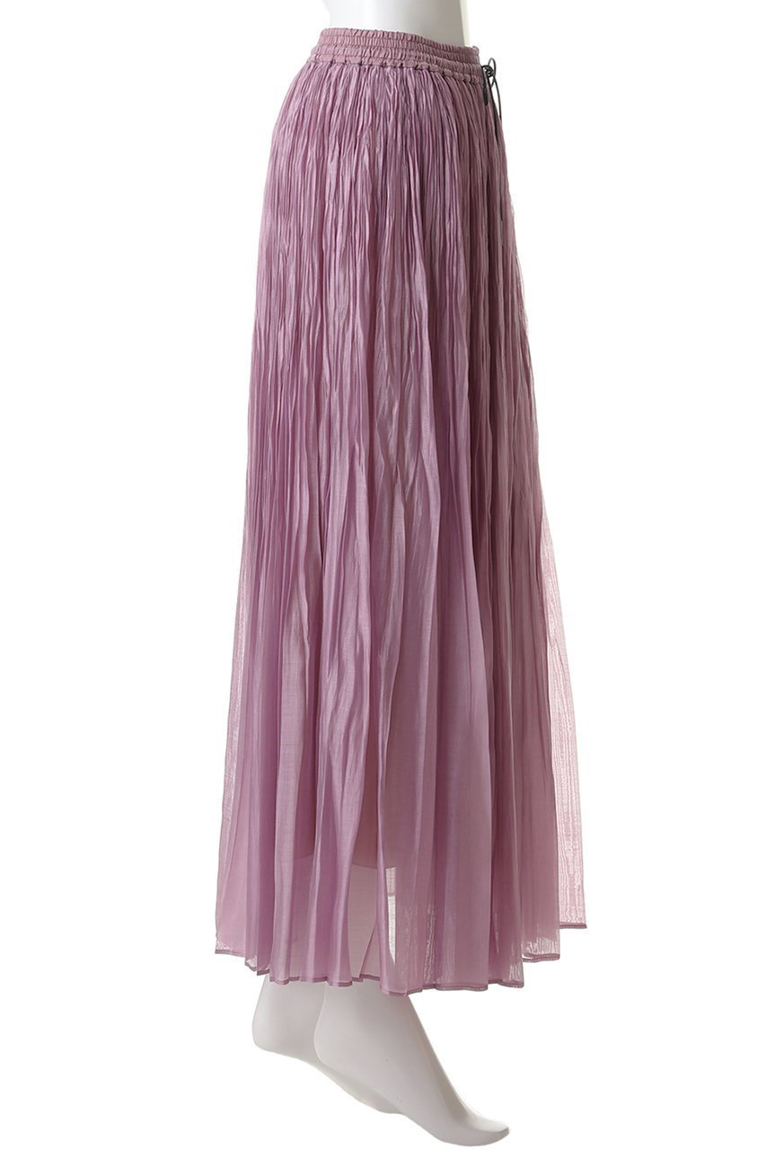 【デパリエ/DEPAREILLE】のテンセルオーガンジープリーツスカート 人気、トレンドファッション・服の通販 founy(ファニー) 　ファッション　Fashion　レディースファッション　Fashion for Women　スカート　Skirts　プリーツスカート / 上品フェミニンスタイル　Pleated Skirts　ロングスカート　Long Skirts / Maxi & Midi Skirts　おすすめ　Recommended / Our Picks　オーガンジー　Organza Fabric　シアー　Sheer, See-Through　パーティ　Party, Party Style　ロング　Long, Long-Length　再入荷　Restock / Back in Stock　other-3|ID: prp329100004923863 ipo3291000000036945921