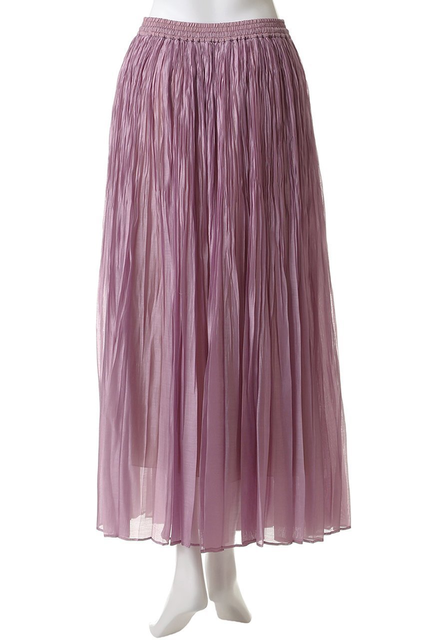 【デパリエ/DEPAREILLE】のテンセルオーガンジープリーツスカート 人気、トレンドファッション・服の通販 founy(ファニー) 　ファッション　Fashion　レディースファッション　Fashion for Women　スカート　Skirts　プリーツスカート / 上品フェミニンスタイル　Pleated Skirts　ロングスカート　Long Skirts / Maxi & Midi Skirts　おすすめ　Recommended / Our Picks　オーガンジー　Organza Fabric　シアー　Sheer, See-Through　パーティ　Party, Party Style　ロング　Long, Long-Length　再入荷　Restock / Back in Stock　other-4|ID: prp329100004923863 ipo3291000000036945925