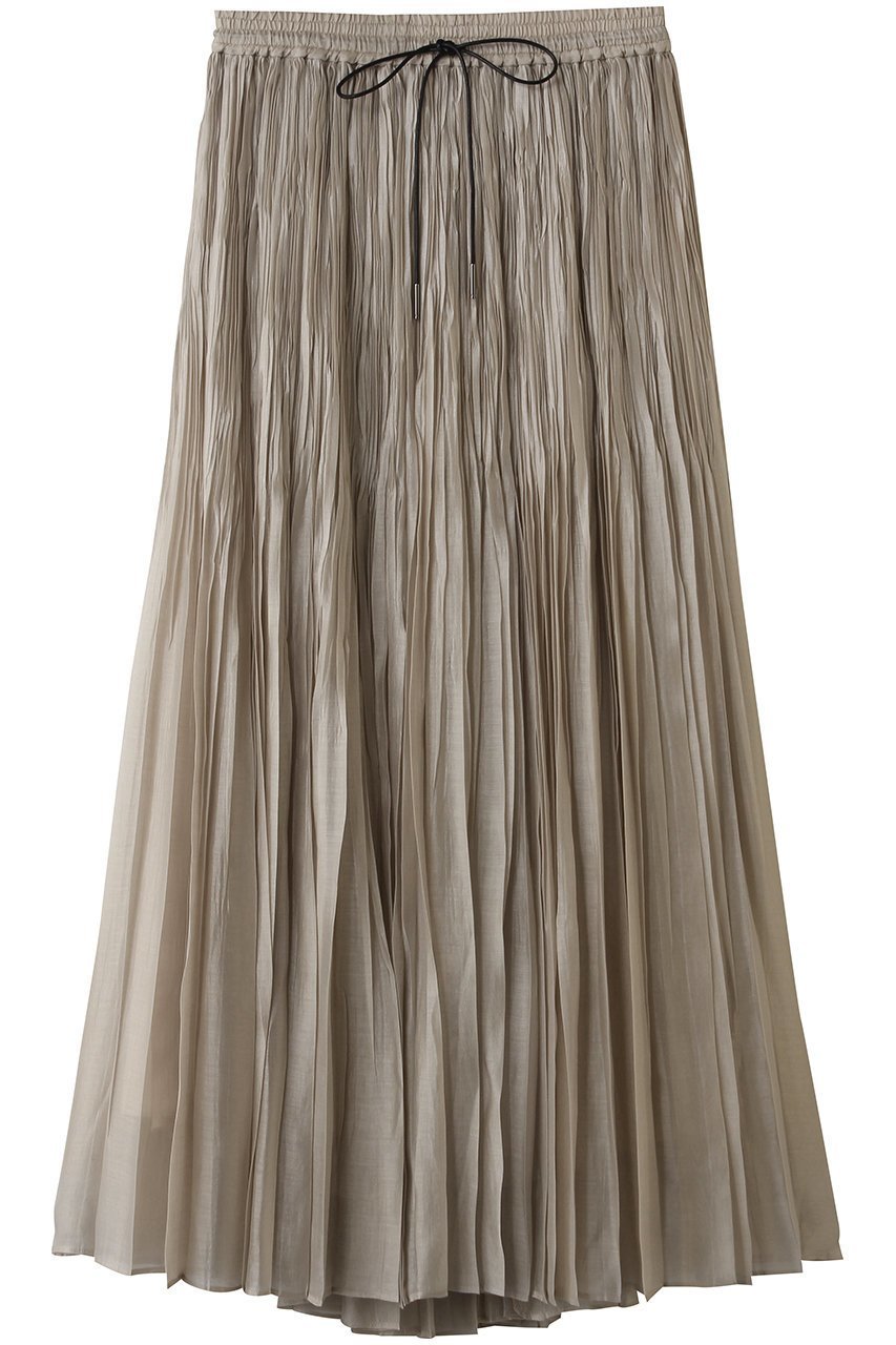 【デパリエ/DEPAREILLE】のテンセルオーガンジープリーツスカート 人気、トレンドファッション・服の通販 founy(ファニー) 　ファッション　Fashion　レディースファッション　Fashion for Women　スカート　Skirts　プリーツスカート / 上品フェミニンスタイル　Pleated Skirts　ロングスカート　Long Skirts / Maxi & Midi Skirts　おすすめ　Recommended / Our Picks　オーガンジー　Organza Fabric　シアー　Sheer, See-Through　パーティ　Party, Party Style　ロング　Long, Long-Length　再入荷　Restock / Back in Stock　 other-1|ID: prp329100004923865 ipo3291000000036945920