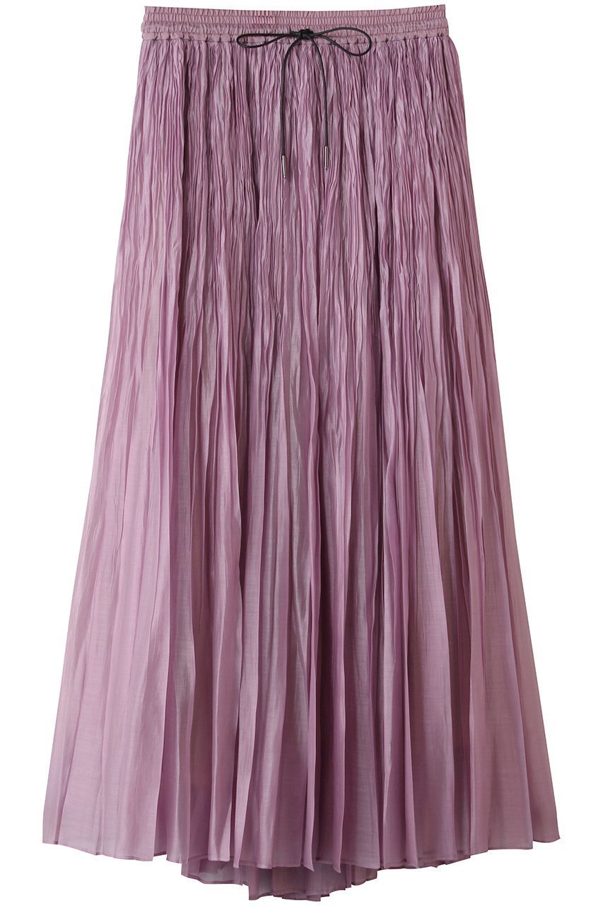 【デパリエ/DEPAREILLE】のテンセルオーガンジープリーツスカート インテリア・キッズ・メンズ・レディースファッション・服の通販 founy(ファニー) 　ファッション　Fashion　レディースファッション　Fashion for Women　スカート　Skirts　プリーツスカート / 上品フェミニンスタイル　Pleated Skirts　ロングスカート　Long Skirts / Maxi & Midi Skirts　おすすめ　Recommended / Our Picks　オーガンジー　Organza Fabric　シアー　Sheer, See-Through　パーティ　Party, Party Style　ロング　Long, Long-Length　再入荷　Restock / Back in Stock　ピンク|ID: prp329100004923865 ipo3291000000036945927