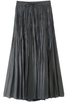 【デパリエ/DEPAREILLE】のテンセルオーガンジープリーツスカート チャコールグレー|ID: prp329100004923865 ipo3291000000036945930