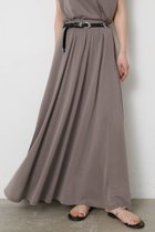 【ウィムガゼット/Whim Gazette】のフィブリル天竺ギャザースカート グレージュ|ID: prp329100004923871 ipo3291000000036945962