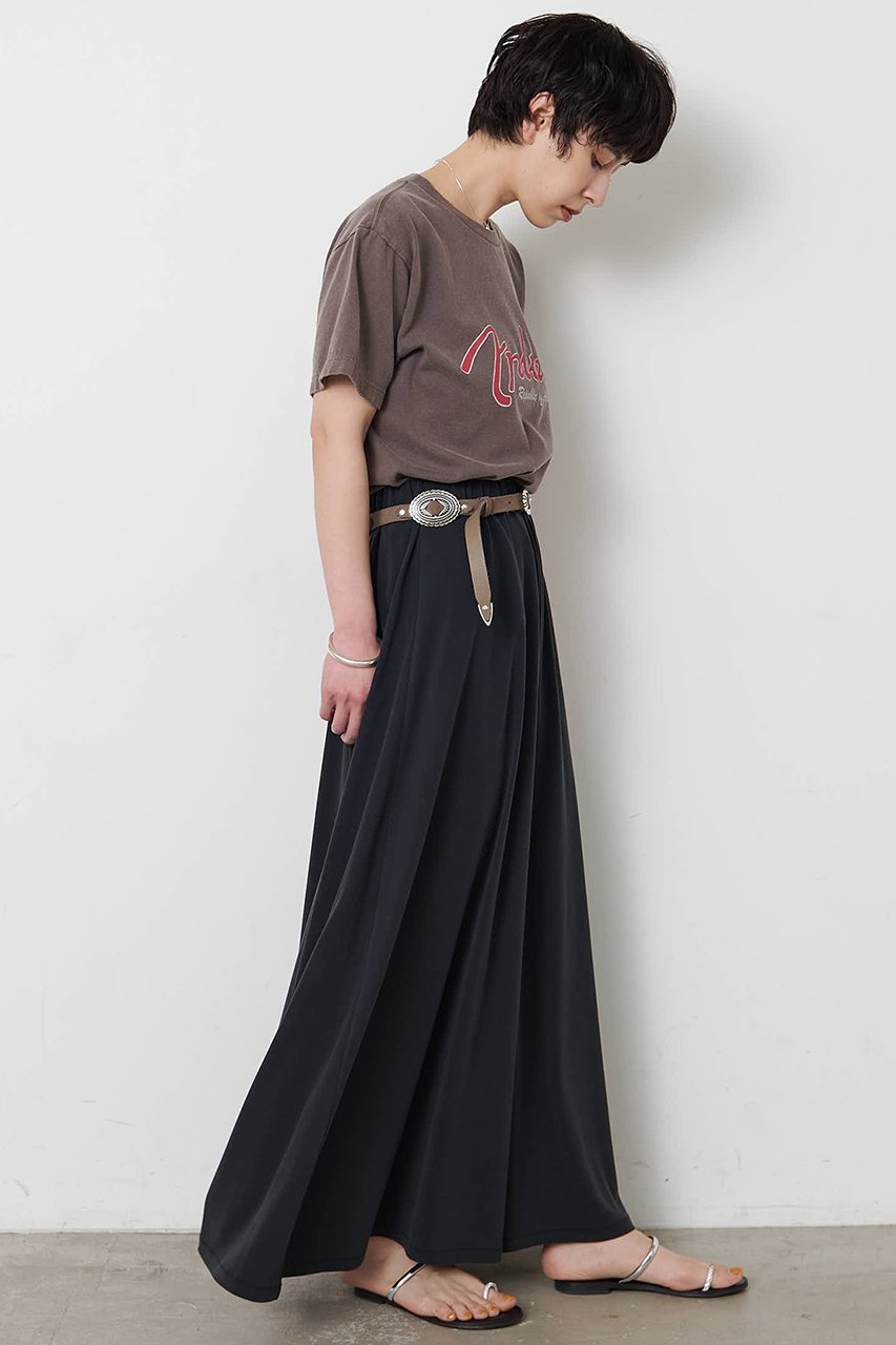 【ウィムガゼット/Whim Gazette】のフィブリル天竺ギャザースカート 人気、トレンドファッション・服の通販 founy(ファニー) 　ファッション　Fashion　レディースファッション　Fashion for Women　スカート　Skirts　ロングスカート　Long Skirts / Maxi & Midi Skirts　おすすめ　Recommended / Our Picks　カットソー　Cut and Sewn Top　ギャザー　Gathered, Ruffled　ロング　Long, Long-Length　エレガント 上品　Elegant　新作・新入荷　New Arrivals / New In　other-5|ID: prp329100004923872 ipo3291000000036945992