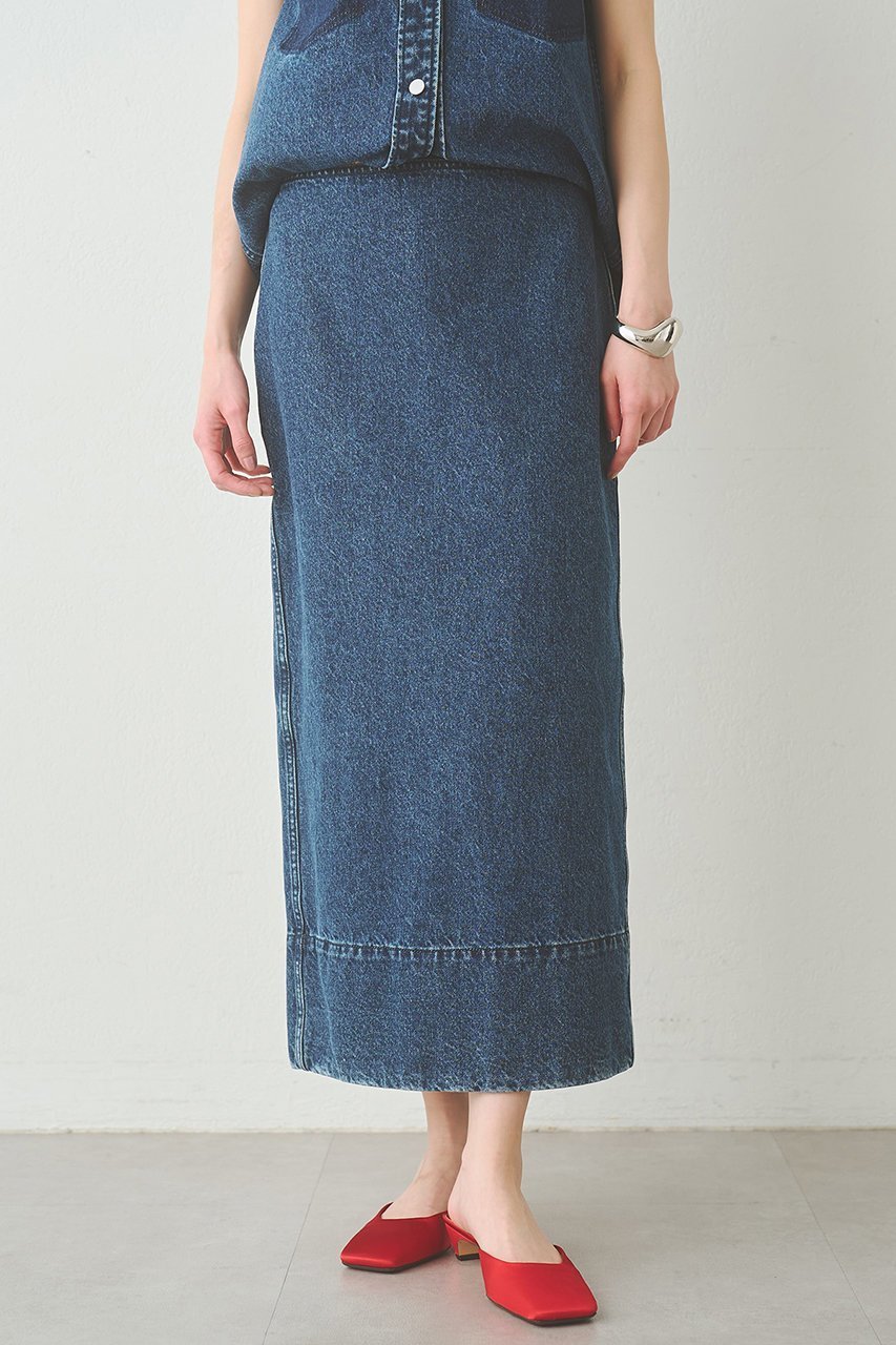 【ウィムガゼット/Whim Gazette】のデニムタイトスカート 人気、トレンドファッション・服の通販 founy(ファニー) 　ファッション　Fashion　レディースファッション　Fashion for Women　スカート　Skirts　ロングスカート　Long Skirts / Maxi & Midi Skirts　おすすめ　Recommended / Our Picks　スリット　Slit, Slit Detail　セットアップ　Set-Up, Coordinated Outfit　タイトスカート　Pencil Skirt, Tight Skirt　デニム　Denim, Jeans Material　バランス　Balance, Style Balance　ロング　Long, Long-Length　新作・新入荷　New Arrivals / New In　 other-1|ID: prp329100004923874 ipo3291000000036945995