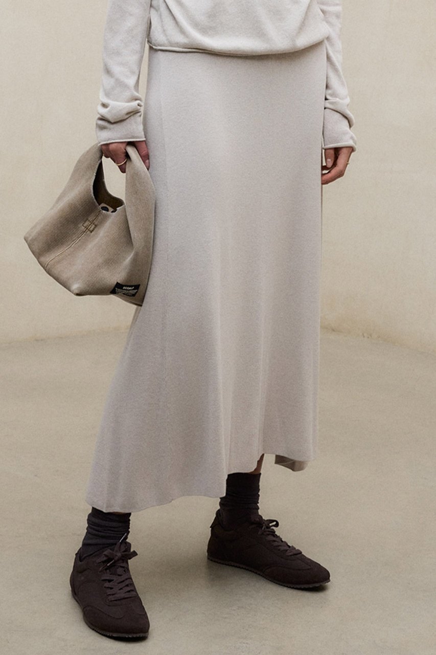 【エコアルフ/ECOALF】のIMA スカート / IMA SKIRT WOMAN インテリア・キッズ・メンズ・レディースファッション・服の通販 founy(ファニー) 　ファッション　Fashion　レディースファッション　Fashion for Women　スカート　Skirts　ロングスカート　Long Skirts / Maxi & Midi Skirts　なめらか　Smooth, Silky Texture　シルク　Silk, 100% Silk　ドレープ　Drape, Draping Fabric　リラックス　Relax, Relaxed Fit　ロング　Long, Long-Length　エレガント 上品　Elegant　新作・新入荷　New Arrivals / New In　ベージュ|ID: prp329100004923879 ipo3291000000036946032