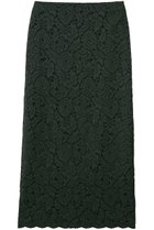 【プルミエ アロンディスモン/1er Arrondissement】のフラワーレースタイトスカート グリーン|ID: prp329100004923882 ipo3291000000036946052