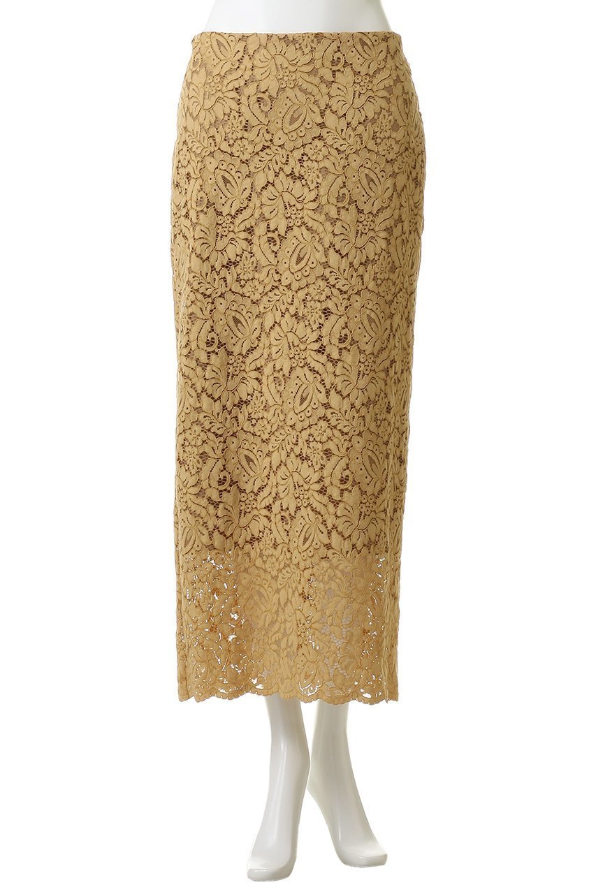 【プルミエ アロンディスモン/1er Arrondissement】のフラワーレースタイトスカート 人気、トレンドファッション・服の通販 founy(ファニー) 　ファッション　Fashion　レディースファッション　Fashion for Women　スカート　Skirts　ロングスカート　Long Skirts / Maxi & Midi Skirts　シューズ　Shoes, Footwear　レース　Lace, Lace Fabric　ロング　Long, Long-Length　エレガント 上品　Elegant　新作・新入荷　New Arrivals / New In　other-2|ID: prp329100004923882 ipo3291000000036946055