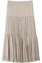 【プルミエ アロンディスモン/1er Arrondissement】の楊柳サテンティアードプリーツスカート ベージュ|ID: prp329100004923885 ipo3291000000036946069