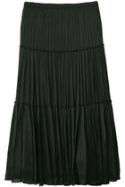 【プルミエ アロンディスモン/1er Arrondissement】の楊柳サテンティアードプリーツスカート グリーン|ID: prp329100004923885 ipo3291000000036946073