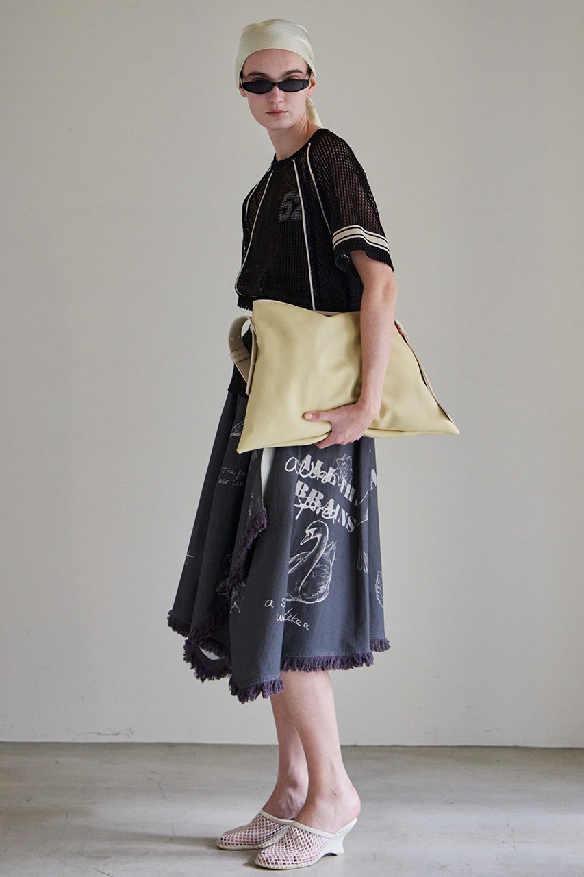 【メゾンスペシャル/MAISON SPECIAL】のAsymmetrical Wrap Print Skirt/アシンメトリーラッププリントスカート 人気、トレンドファッション・服の通販 founy(ファニー) 　ファッション　Fashion　レディースファッション　Fashion for Women　スカート　Skirts　ロングスカート　Long Skirts / Maxi & Midi Skirts　アシンメトリー　Asymmetrical Style　キャンバス　Canvas, Canvas Fabric　シンプル　Simple, Minimal　フォルム　Silhouette, Form　フリンジ　Fringe, Tassel　フレア　Flare, Flared　プリント　Print, Printed Pattern　ヘムライン　Hemline, Bottom Cut　ラップ　Wrap, Wrap Design　ロング　Long, Long-Length　手描き　Hand-Drawn, Illustrated　新作・新入荷　New Arrivals / New In　other-2|ID: prp329100004923893 ipo3291000000036946133