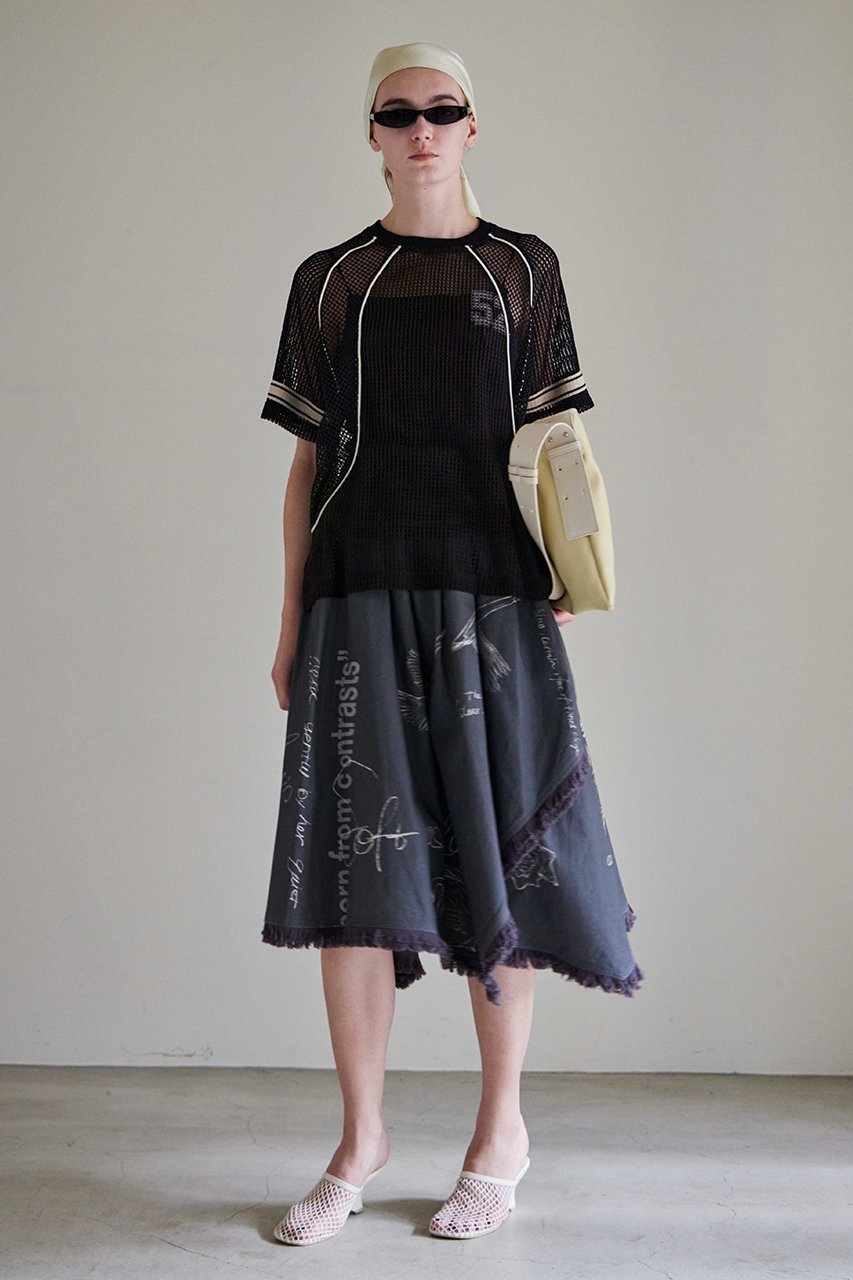 【メゾンスペシャル/MAISON SPECIAL】のAsymmetrical Wrap Print Skirt/アシンメトリーラッププリントスカート 人気、トレンドファッション・服の通販 founy(ファニー) 　ファッション　Fashion　レディースファッション　Fashion for Women　スカート　Skirts　ロングスカート　Long Skirts / Maxi & Midi Skirts　アシンメトリー　Asymmetrical Style　キャンバス　Canvas, Canvas Fabric　シンプル　Simple, Minimal　フォルム　Silhouette, Form　フリンジ　Fringe, Tassel　フレア　Flare, Flared　プリント　Print, Printed Pattern　ヘムライン　Hemline, Bottom Cut　ラップ　Wrap, Wrap Design　ロング　Long, Long-Length　手描き　Hand-Drawn, Illustrated　新作・新入荷　New Arrivals / New In　other-3|ID: prp329100004923893 ipo3291000000036946137