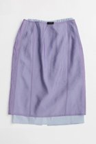 【メゾンスペシャル/MAISON SPECIAL】のSheer Layered Color Skirt/シアーレイヤードカラースカート PPL(パープル)|ID: prp329100004923897 ipo3291000000036946169