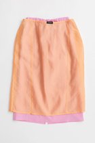 【メゾンスペシャル/MAISON SPECIAL】のSheer Layered Color Skirt/シアーレイヤードカラースカート ORG(オレンジ)|ID: prp329100004923897 ipo3291000000036946172