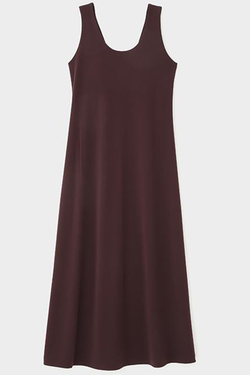【ル フィル/LE PHIL】のカップインUネックドレス インテリア・キッズ・メンズ・レディースファッション・服の通販 founy(ファニー) 　ファッション　Fashion　レディースファッション　Fashion for Women　ワンピース　Dresses　フォーマル・パーティードレス・結婚式用ドレス　Elegant & Casual Dresses　チュニック　Tunic Tops & Dresses　おすすめ　Recommended / Our Picks　インナー　Innerwear　カッティング　Cutting Detail　シンプル　Simple, Minimal　ジャケット　Jacket, Outerwear　チュニック　Tunic, Long Top　ドレス　Dress, One-Piece　ラップ　Wrap, Wrap Design　ロング　Long, Long-Length　ブラウン|ID: prp329100004924360 ipo3291000000036950012