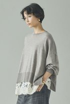 【カレンソロジー/Curensology】のハイゲージレースニットプルオーバー 人気、トレンドファッション・服の通販 founy(ファニー) ファッション Fashion レディースファッション Fashion for Women トップス・カットソー Cut & Sew Tops ニット Knit Tops & Sweaters ベスト&ジレ / 重ね着スタイル Vests & Gilets カジュアルプルオーバー・ニットトップス Pullovers & Knit Tops / Casual Pullovers おすすめ Recommended / Our Picks キャミソール Camisole, Spaghetti Strap Top スリット Slit, Slit Detail フィット Fit, Slim Fit フラワー Flower, Floral モチーフ Motif, Design Theme レース Lace, Lace Fabric ワイド Wide, Wide Fit thumbnail グレージュ|ID: prp329100004924371 ipo3291000000036950099