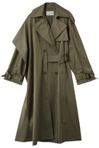 【メゾンスペシャル/MAISON SPECIAL】のDrape Skirt Long Trench Coat/ドレープスカーフロングトレンチコート KHK(カーキ)|ID: prp329100004924378 ipo3291000000036950162