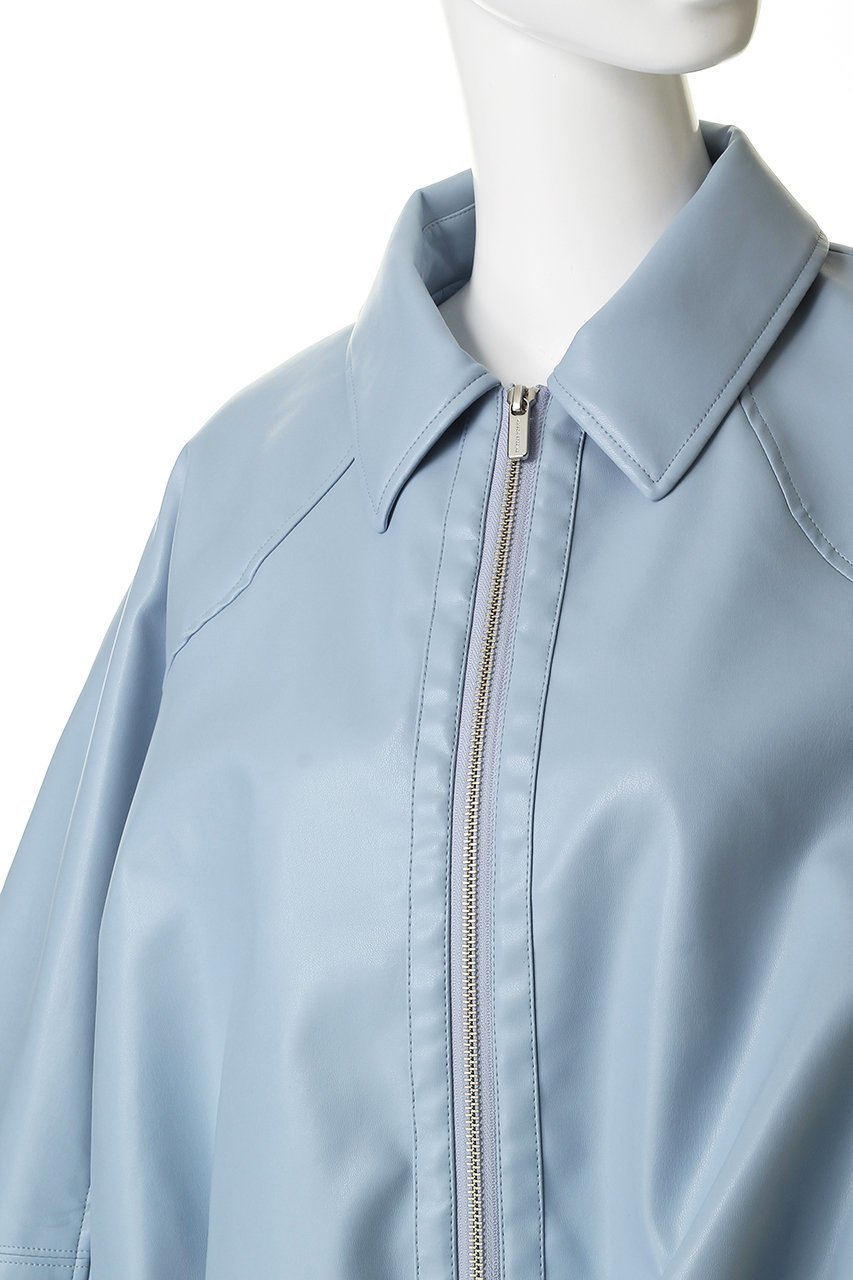 【メゾンスペシャル/MAISON SPECIAL】のGathered Balloon Faux Leather Jacket/ギャザーバルーンフェイクレザージャケット 人気、トレンドファッション・服の通販 founy(ファニー) 　ファッション　Fashion　レディースファッション　Fashion for Women　アウター　Coat / Outerwear Collection　レディースジャケット・軽アウター　Jackets　ショート　Short, Short Length　ジャケット　Jacket, Outerwear　バランス　Balance, Style Balance　バルーン　Balloon, Balloon Silhouette　パターン　Pattern, Design Print　エレガント 上品　Elegant　other-5|ID: prp329100004924387 ipo3291000000036950242