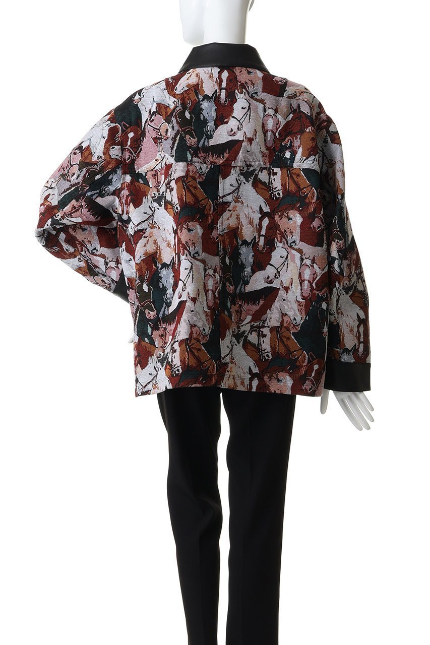 【メゾンスペシャル/MAISON SPECIAL】のHorse Jacquard Utility Jacket/ホースジャガードユーティリティジャケット 人気、トレンドファッション・服の通販 founy(ファニー) 　ファッション　Fashion　レディースファッション　Fashion for Women　アウター　Coat / Outerwear Collection　レディースジャケット・軽アウター　Jackets　シンプル　Simple, Minimal　ジャカード／ジャガード　Jacquard, Woven Pattern　ジャケット　Jacket, Outerwear　スポーティ　Sporty, Casual Athletic　ボトム　Bottoms, Lower Wear　ポケット　Pocket, Pocket Detail　ミックス　Mix, Mixed Style　おすすめ　Recommended / Our Picks　other-4|ID: prp329100004924389 ipo3291000000036950259