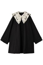 【メゾンスペシャル/MAISON SPECIAL】のLace Collar Tent Flare Trench Coat/レースカラーテントフレアトレンチコート BLK(ブラック)|ID: prp329100004924390 ipo3291000000036950265
