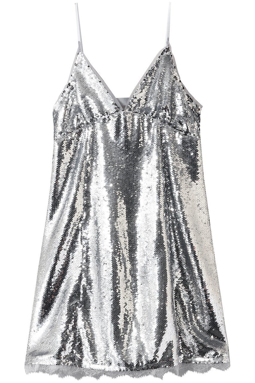 【メゾンスペシャル/MAISON SPECIAL】のSequin Camisole One-Piece/スパンコールキャミワンピース 人気、トレンドファッション・服の通販 founy(ファニー) 　ファッション　Fashion　レディースファッション　Fashion for Women　ワンピース　Dresses　キャミソールワンピース　Camisole Dresses　チュニック　Tunic Tops & Dresses　アシンメトリー　Asymmetrical Style　キャミワンピース　Cami Dress, Slip Dress　シンプル　Simple, Minimal　ジャケット　Jacket, Outerwear　スパンコール　Sequins, Sequin Embellishment　タンク　Tank Top, Sleeveless Top　チュニック　Tunic, Long Top　デニム　Denim, Jeans Material　フェミニン　Feminine, Girly　レース　Lace, Lace Fabric　 other-1|ID: prp329100004924398 ipo3291000000036950294